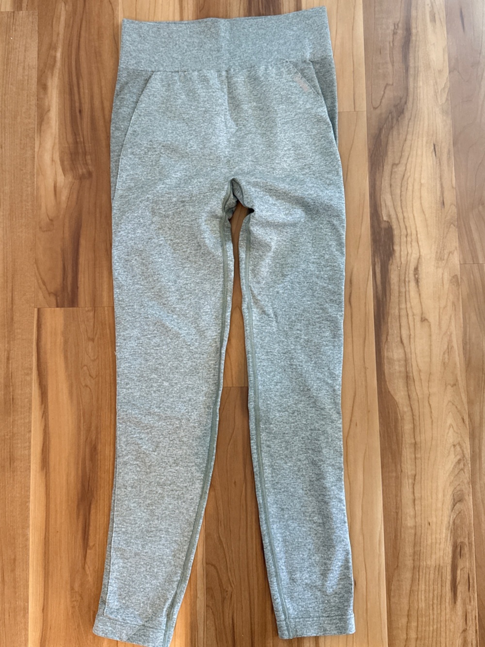 Gymshark Light Gray High-Waisted Leggings